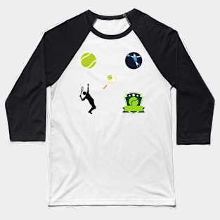 Tennis Variety Pack Baseball T-Shirt